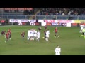 Genoa - Torino fc 1-1 azione del gol di Farnerud con deviazione di  Omar El Kaddouri