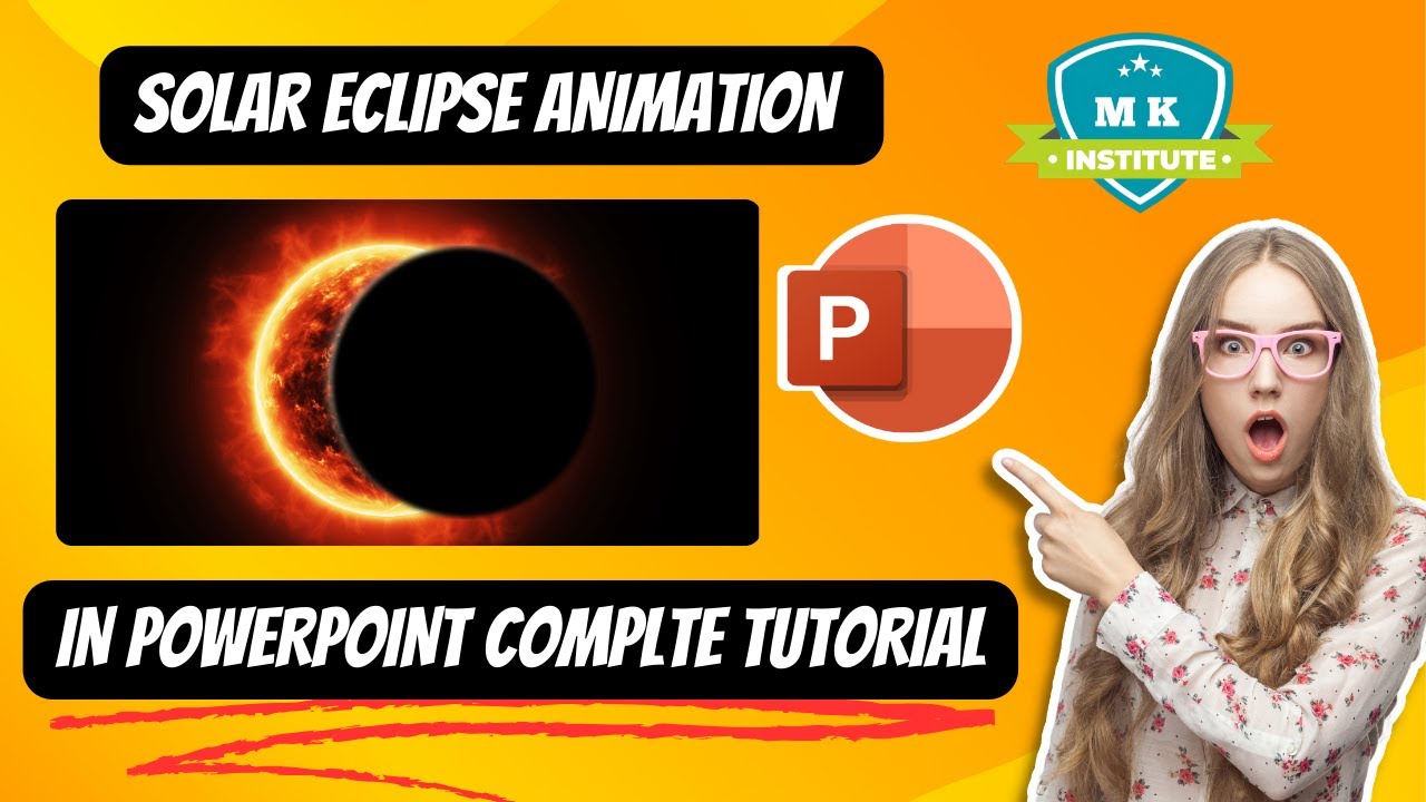 Master the Solar Eclipse: A PowerPoint Animation Tutorial - YouTube