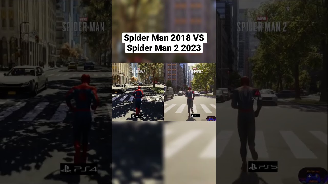 Spider Man 2018 vs Spider Man 2 2023 