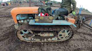 1962 Lamborghini 3403C  2.2 Litre 3-Cyl Diesel Crawler Tractor (40 HP) with Ransomes Plough