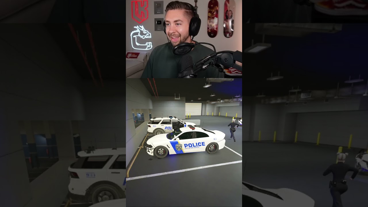 I snuck into the PD in cop’s trunk