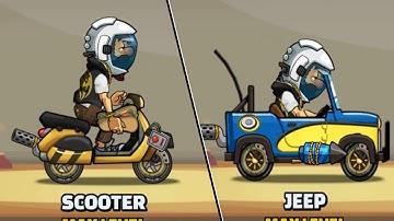 Hill Climb Racing 2 - Jeep vs Scooter Gameplay Walkthrough Part 22 (iOs, android)