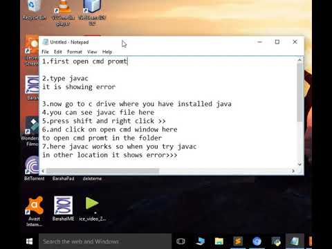 Part 1: How To Run Java Programs in cmd prompt