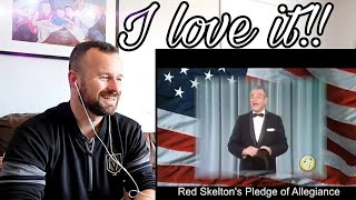 SCOTTISH GUY Reacts To Red Skelton's Pledge of Allegiance