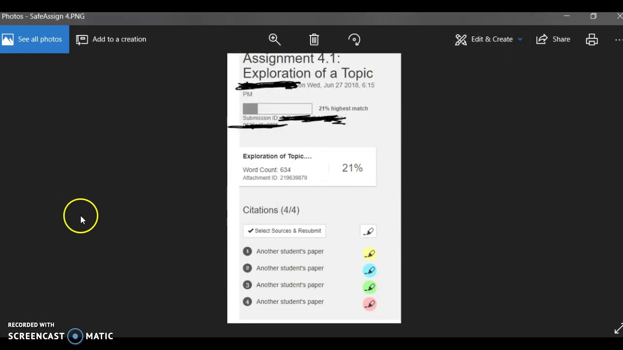 how to check safeassign on blackboard