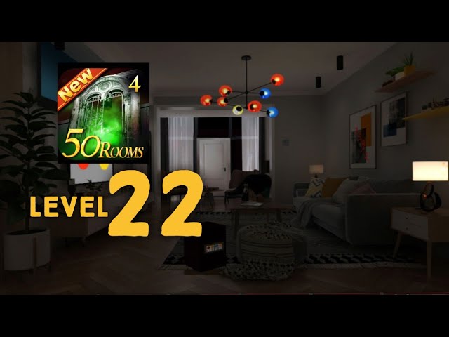 Escape Game - 50 Rooms 1 - Level 22- Escape do quarto - Fase 22