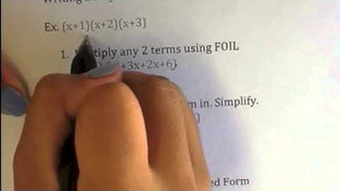 6.2: Polynomials and Linear Functions