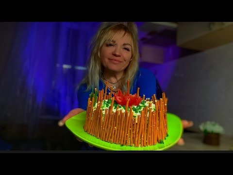 🔥Доступные ингредиенты!Плюс подача👍Готовлю этотСАЛАТИК на все праздники👌#салат #кулинария#еда#салаты
