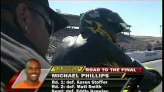 Michael Phillips Andrew Hines PSM Finals Eliminations 23RD Fram Autolite Nationals Sonoma Ca 2010