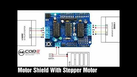 Ashen -Arduino Motor Shield With Stepper Motor