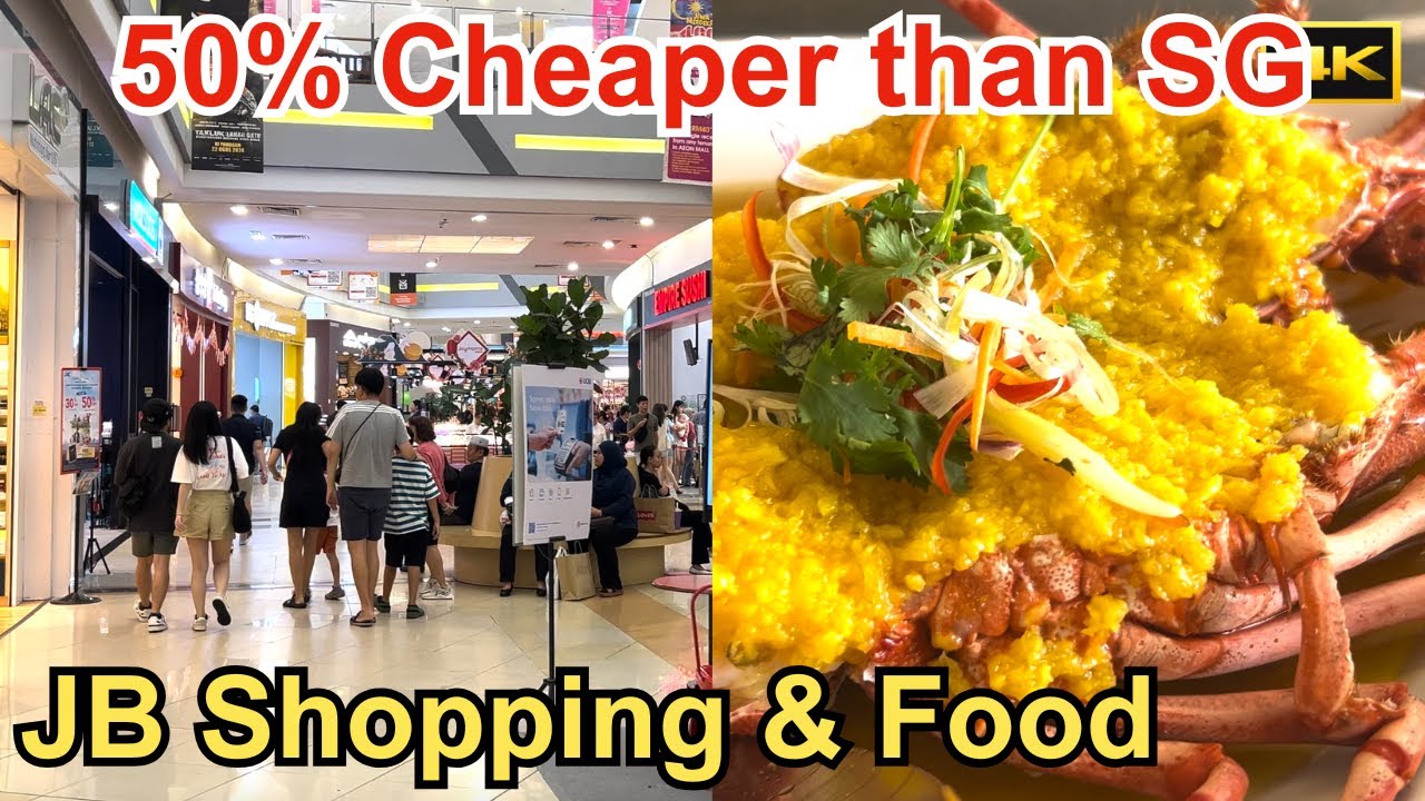 Johor Bahru - Singaporean's Favourite | JB Food & Shopping Vlog｜AEON Mall, Lotus's Supermarket