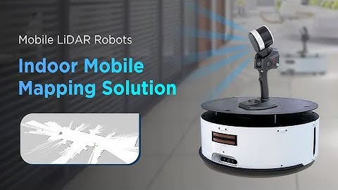 3D LiDAR Scanner with Unmanned Vehicle | Indoor Mobile Mapping