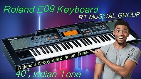 Roland E09 Keyboard🎻 Best Indian Tone Review By @Ritesh Musical 😓