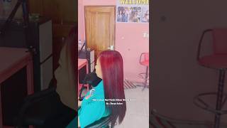 Hair Colour Red Violet