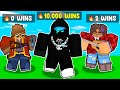 I snuck into noobs only servers in roblox bedwars