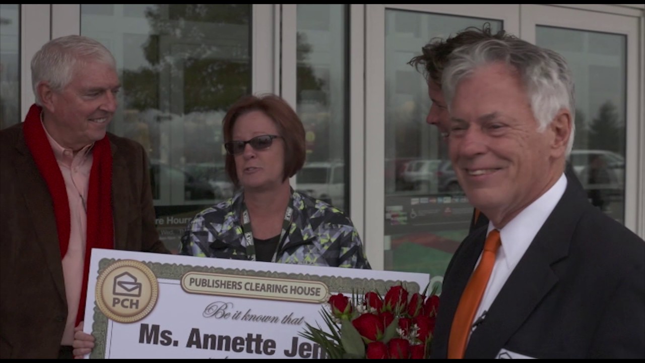 big check dimensions PCH $1 Million Winner - Annette Jenkins