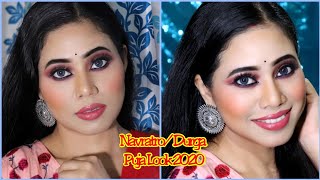 Navratri / Durga Puja Makeup look 2020