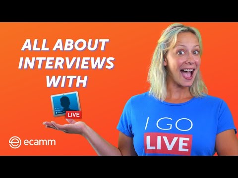 🔴 NEW Ecamm Interview Feature!!! LIVE Demo + Q&A with Glen