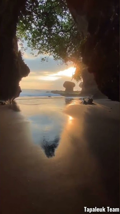 Sunset indah di pantai Bali #shorts