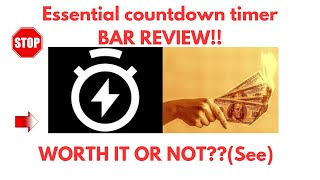 Essential Countdown Timer Bar Review-Is This Tool WORTH Using AT ALL Or NOT?See(Do not Use Yet)