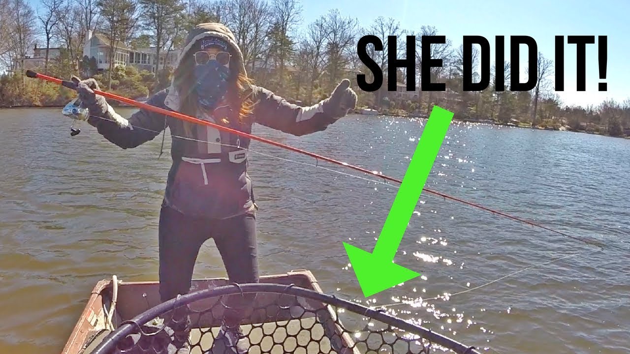My Girlfriends First Time Entering A Bass Fishing Tournament!! (unbelievable)