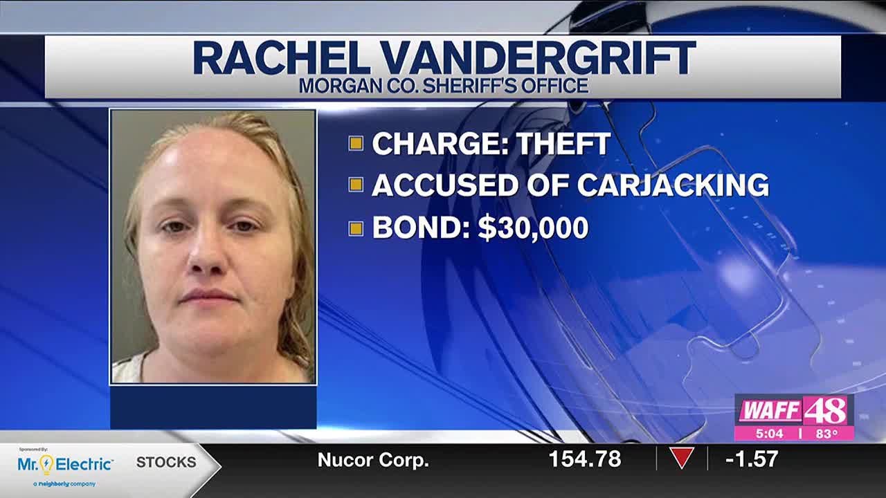 Woman arrested in connection to stealing vehicle in Morgan County - YouTube