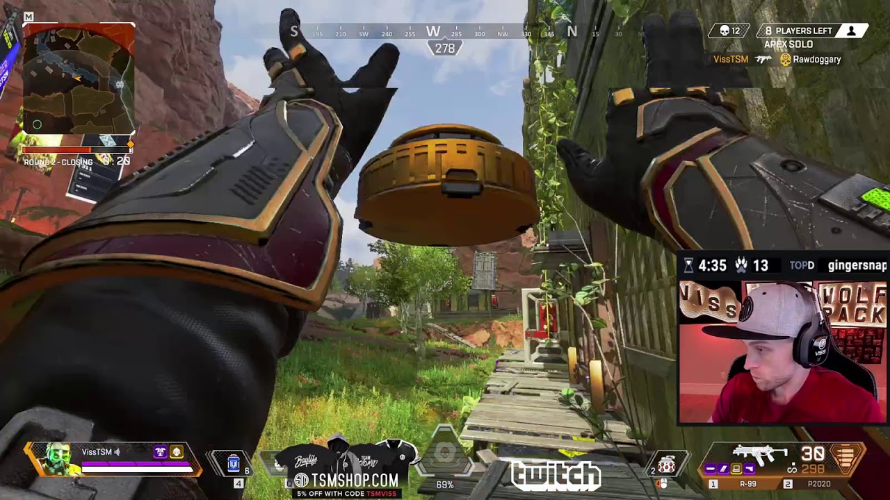 How To Win Apex Legends - Caustic 17 Kills - Game 3 - Viss Play By Play