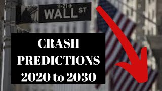 Stock Market Crash - My Stock Market Predictions for 2019 and Next Decade