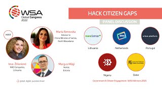 Hack Citizen Gaps | Panel Discussion at WSA Global Congress 2022