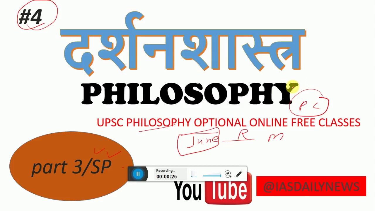 #3/SP PHILOSOPHY OPTIONAL CLASSES IN HINDI FOR UPSC/IAS (RIGHTS,DUTIES,RESPONSIBILITY)T
