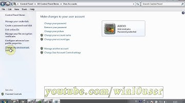 Windows 7 Tips (Ultimate) : How to change environment variables