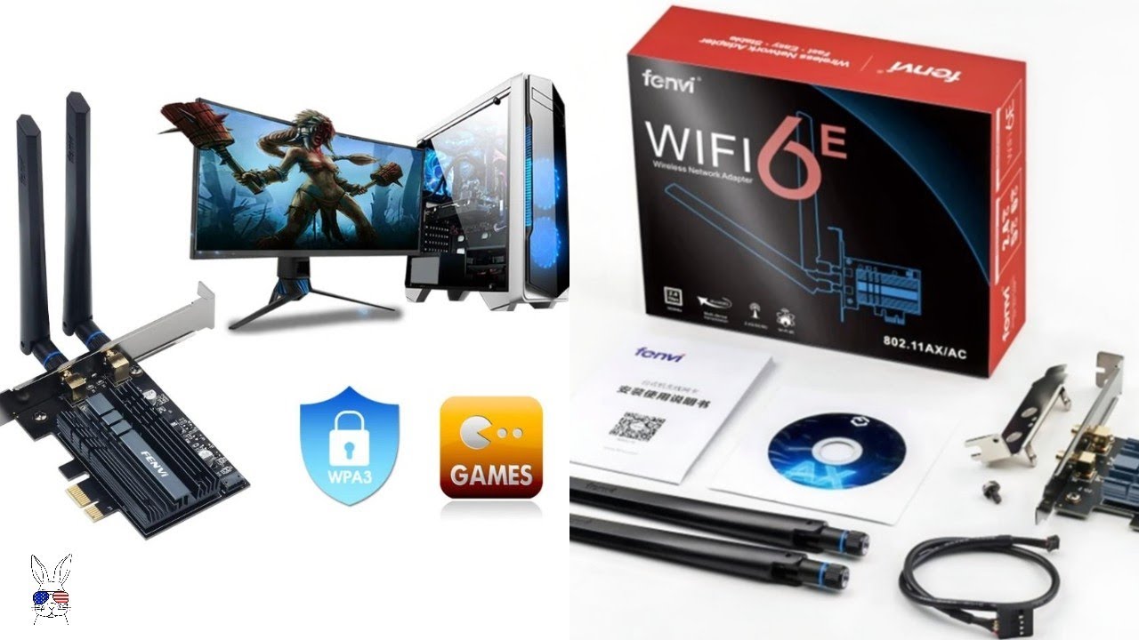 Unpacking and Installation FENVI WiFi 6E AX210 FV-AXE3000 - YouTube