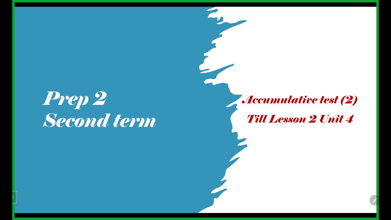 Accumulative test 2 Geometry Prep 2