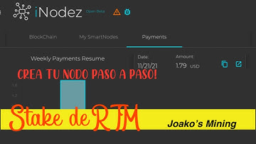 Staking Raptoreum usando INodez. Crea tu primer Node con 1000 RTM y genera mas RTM.