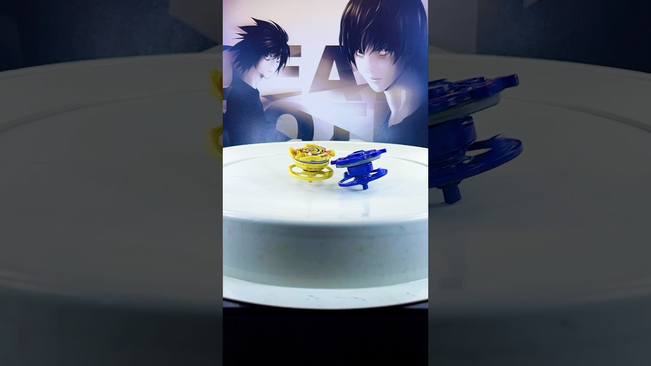 CYBER DRAGOON vs ROCK BISON In Slow Motion Beyblade Battle