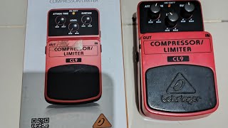 Behringer CL9 Compressor/Limiter - Unboxing - Secondhand/Used item - Bass Test