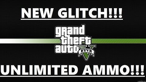 NEW GTA 5 GLITCH!! How To Have Unlimited Ammo And Reload Faster!!!
