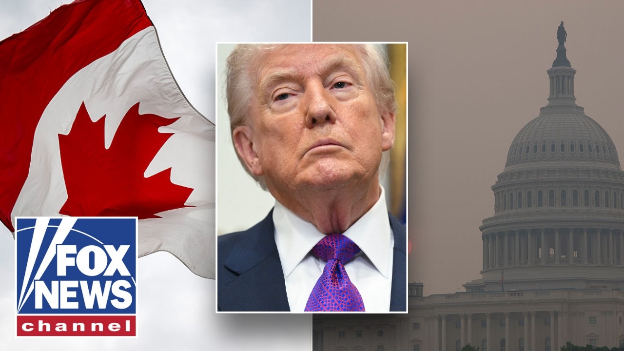 Trump weighs MAJOR action against Canada as wildfire smoke blankets US Trump weighs MAJOR action against Canada as wildfire smoke blankets US