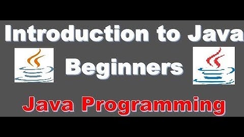 Java Programming Tutorial 01 Introduction to Java Programming