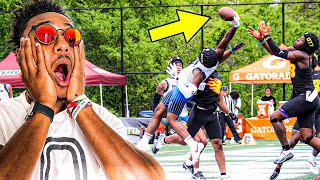 HE MADE THE CRAZIEST GAME WINNING CATCH EVER .. (MY 7ON7 TEAM)