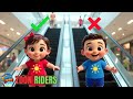 Kids Escalator Safety Song | Learn Fun Rules with Toon Riders