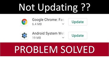 Google Chrome and Android System WebView are not updating solution | Chrome updating problem solved
