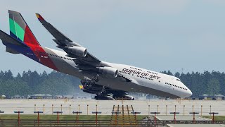 B747 Almost Flip Over When Landing Into Vancouver International Airport | X-Plane 12