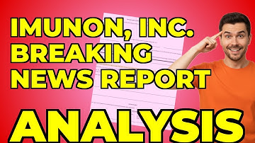 Imunon: My Takeaway from Their Latest Financial Report