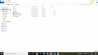 How to Create Empty Folder to Desktop