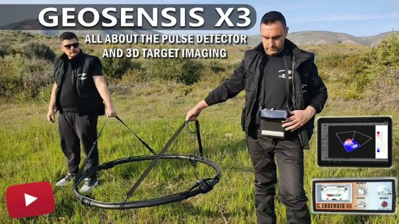 Geosensis x3 3D Pulse induction Metal Detector.