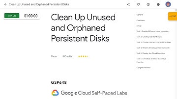 Clean Up Unused and Orphaned Persistent Disks GSP648