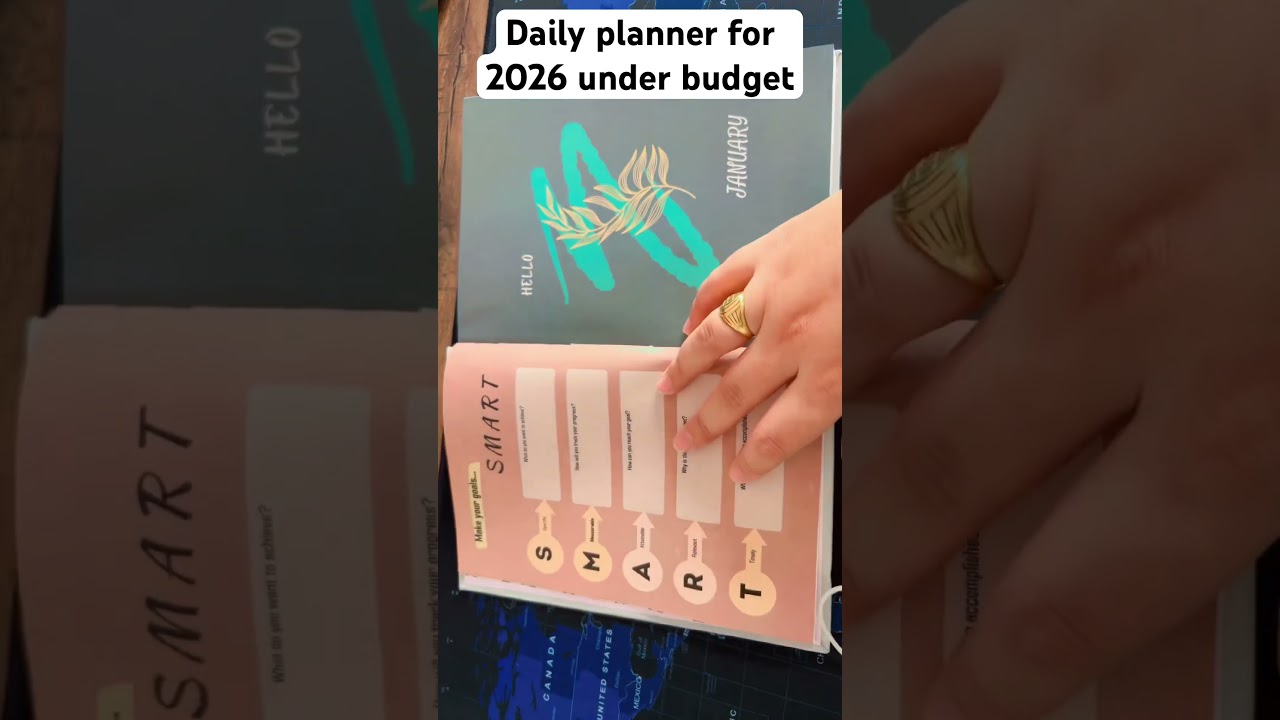 Budget-friendly planner for 2026 🩷 (under ₹200!) 