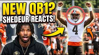 Browns QB1 Controversy: Shedeur Sanders Responds as Deshaun Watson Dominates Training Camp