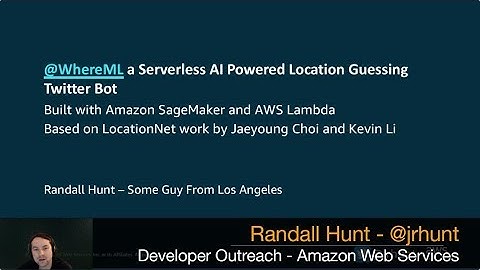 Live Coding - AWS Innovate | Machine Learning in Production with Twitter Bots (Session 4A)